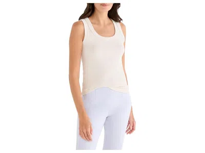 Nic + Zoe Perfect Knit Rib Scoop Tank Top In Yellow