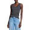Nic + Zoe Nic+zoe Perfect Knit Tank In Charcoal Heather