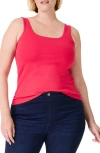 Nic + Zoe Nic+zoe Shelf Bra Perfect Tank Top In Red