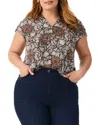 Nic + Zoe Nic+zoe Petal Bloom Top In Multi