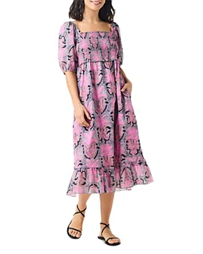 Nic + Zoe Women's Petal Patch Peasant Dress In Pink Multi