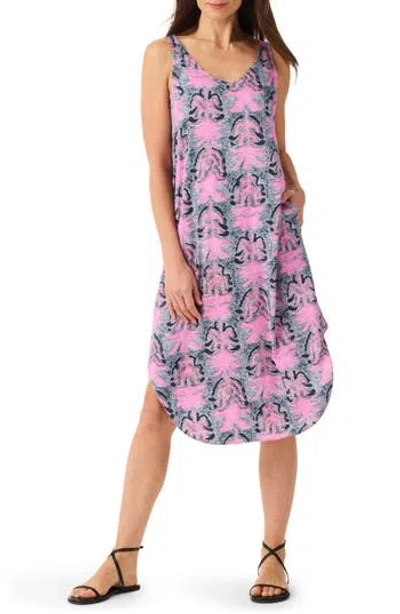 NIC + ZOE NIC+ZOE PETAL PATCH LIVE-IN MIDI TANK DRESS