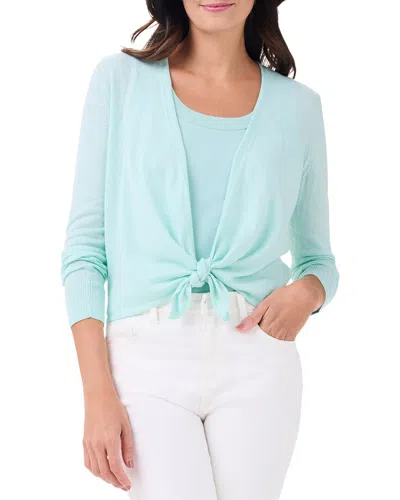 Nic + Zoe Nic+zoe Petite All Year 4-way Cardigan In Blue