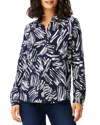 Nic + Zoe Sweet Strokes Snap Front Shirt