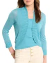 Nic + Zoe Nic+zoe Petite Bolero Cardigan In Blue