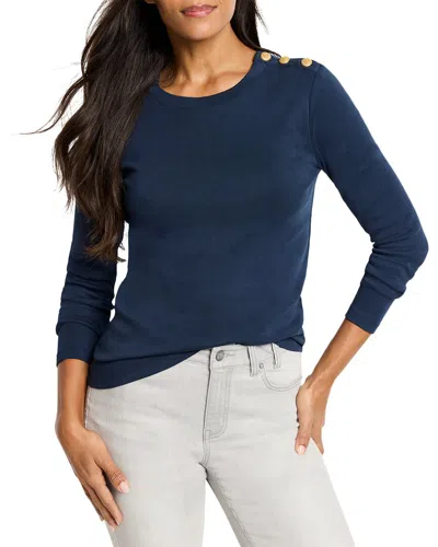 Nic + Zoe Nic+zoe Petite Button Shoulder Top