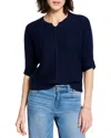 Nic + Zoe Nic+zoe Petite Easy Texture Sweater In Blue