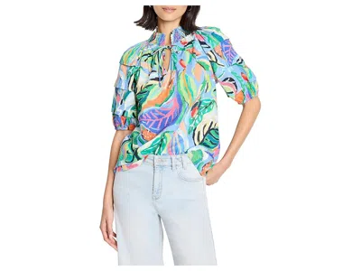 Nic + Zoe Petite Island Beat Top In Multi