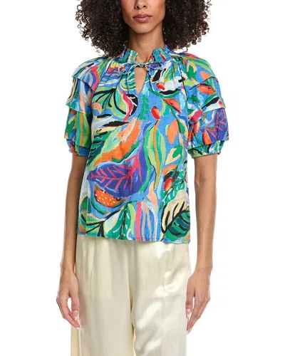 Nic + Zoe Nic+zoe Petite Island Beat Top In Multi