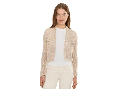 Nic + Zoe Petite Mesh Cocoon Cardigan Women's Sweater Macadamia: Ps In Brown