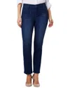 Nic + Zoe Nic+zoe High Rise Straight Leg Jeans In Blue