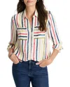 Nic + Zoe Nic+zoe Painted Stripe Popover Top
