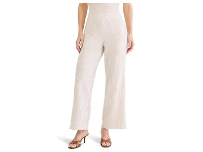 Nic + Zoe Petite Pinstripe Gauze Wide Leg Pants Women's Clothing Neutral Multi: 4p 26