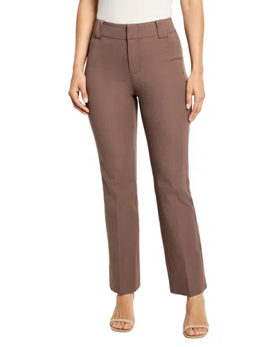 Nic + Zoe Nic+zoe Petite Plaza Demi Bootcut Pant In Brown