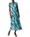 Nic + Zoe Rolling Reef Ruffle Trim Maxi Dress