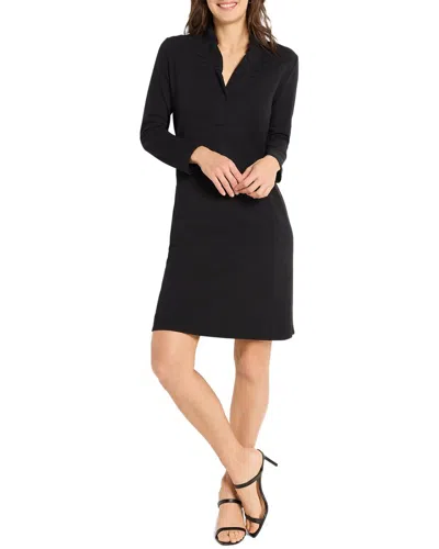 Nic + Zoe Nic+zoe Petite Ruffled Up Dress In Black