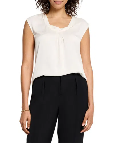 Nic + Zoe Nic+zoe Petite Satin Chiffon Jacket Layer In Neutral