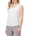Nic + Zoe Scoop Neck Satin Tank