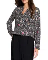 Nic + Zoe Nic+zoe Petite Spotted Dots Top In Multi
