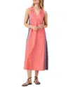 Nic + Zoe Nic+zoe Spotty Stripes Sleeveless Midi Dress