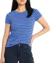 Nic + Zoe Nic+zoe Petite Striped T-shirt In Blue