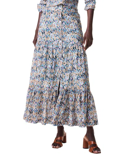 NIC + ZOE NIC+ZOE PETITE UP BEAT IKAT TIERED SKIRT