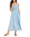 Nic + Zoe Nic+zoe Sarah Smocked Chambray Sundress