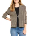 Nic + Zoe Nic+zoe Pixel Hooked Up Cardigan In Brown