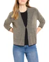 Nic + Zoe Nic+zoe Pixel Hooked Up Cardigan In Gray