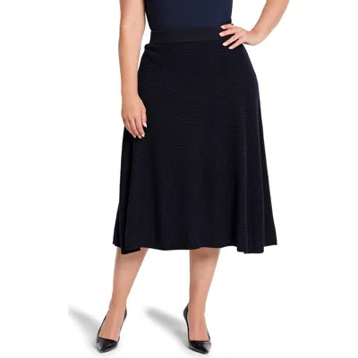 Nic + Zoe Nic+zoe Pixel Knit Midi Skirt