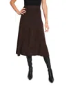 Nic + Zoe Pixel Knit Skirt In Brown Multi In Brown Multi
