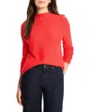 Nic + Zoe Nic+zoe Pixel Knit Sweater In Red