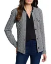 Nic + Zoe Nic+zoe Plaid Perfection Quilted Jacket In Multi