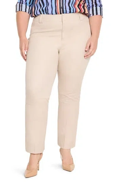 Nic + Zoe Nic+zoe Plaza Ankle Demi Bootcut Pants In Neutral