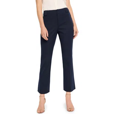 Nic + Zoe Nic+zoe Plaza Ankle Demi Bootcut Pants In Dark Indigo