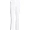 Nic + Zoe Nic+zoe Plaza Ankle Demi Bootcut Pants In Paper White