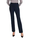 Nic + Zoe Nic+zoe Plaza Demi Boot Cotton Bi-stretch Pant In Blue