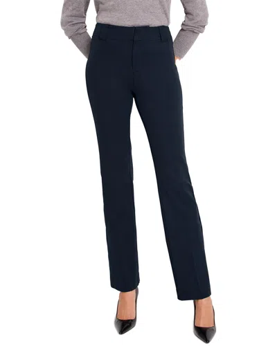 Nic + Zoe Nic+zoe Plaza Demi Boot Cotton Bi-stretch Pant In Blue