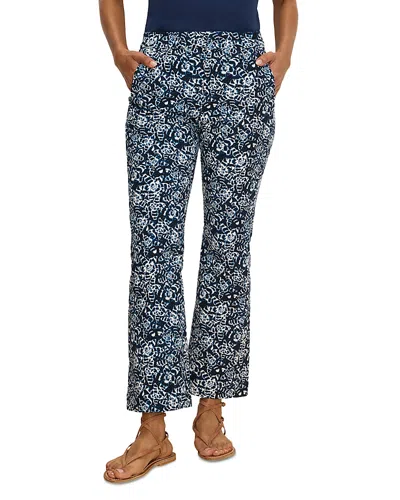 Nic + Zoe Nic+zoe Plaza Demi Bootcut Pants In Blue