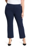 Nic + Zoe Nic+zoe Plaza Demi Stretch Bootcut Pants In Blue