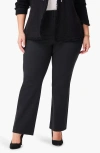 Nic + Zoe Plaza Demi Bootcut Ankle Pants In Black