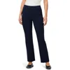 Nic + Zoe Plaza Demi Bootcut Ankle Pants In Dark Indigo