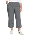 Nic+zoe Plus All Day Stripe Wide Leg Pants In Blue Multi