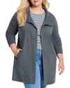 Nic + Zoe Nic+zoe Plus Around Town Jacket In Gray