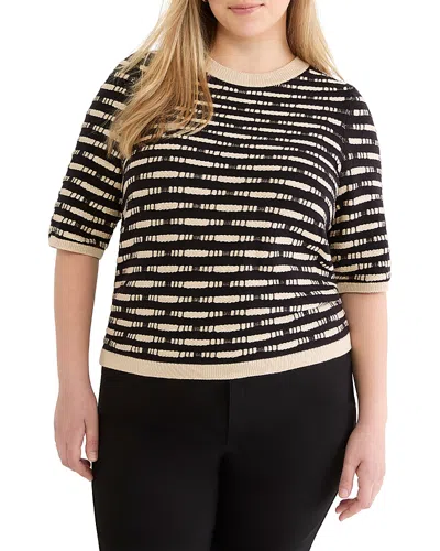 Nic+zoe Plus Atelier Sweater In Black