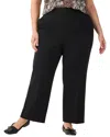 Nic + Zoe Nic+zoe Plus Avenue Summer Wide-leg Crop Trouser