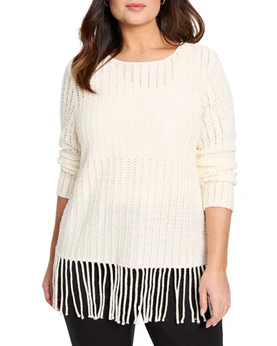 Nic + Zoe Nic+zoe Beach Walk Sweater In White