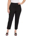 Nic + Zoe Nic+zoe Plus Bi-stretch Copley Straight Pant In Black