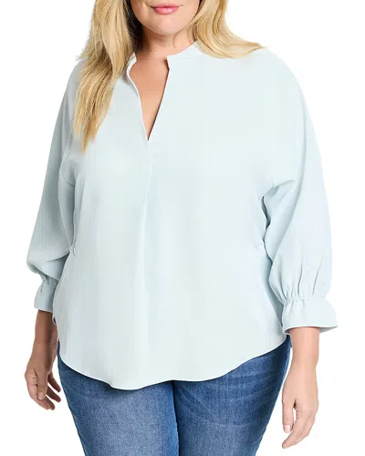 Nic+zoe Plus Breezy Cinch Top In Starlight