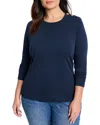 Nic + Zoe Nic+zoe Petite Button Shoulder Top